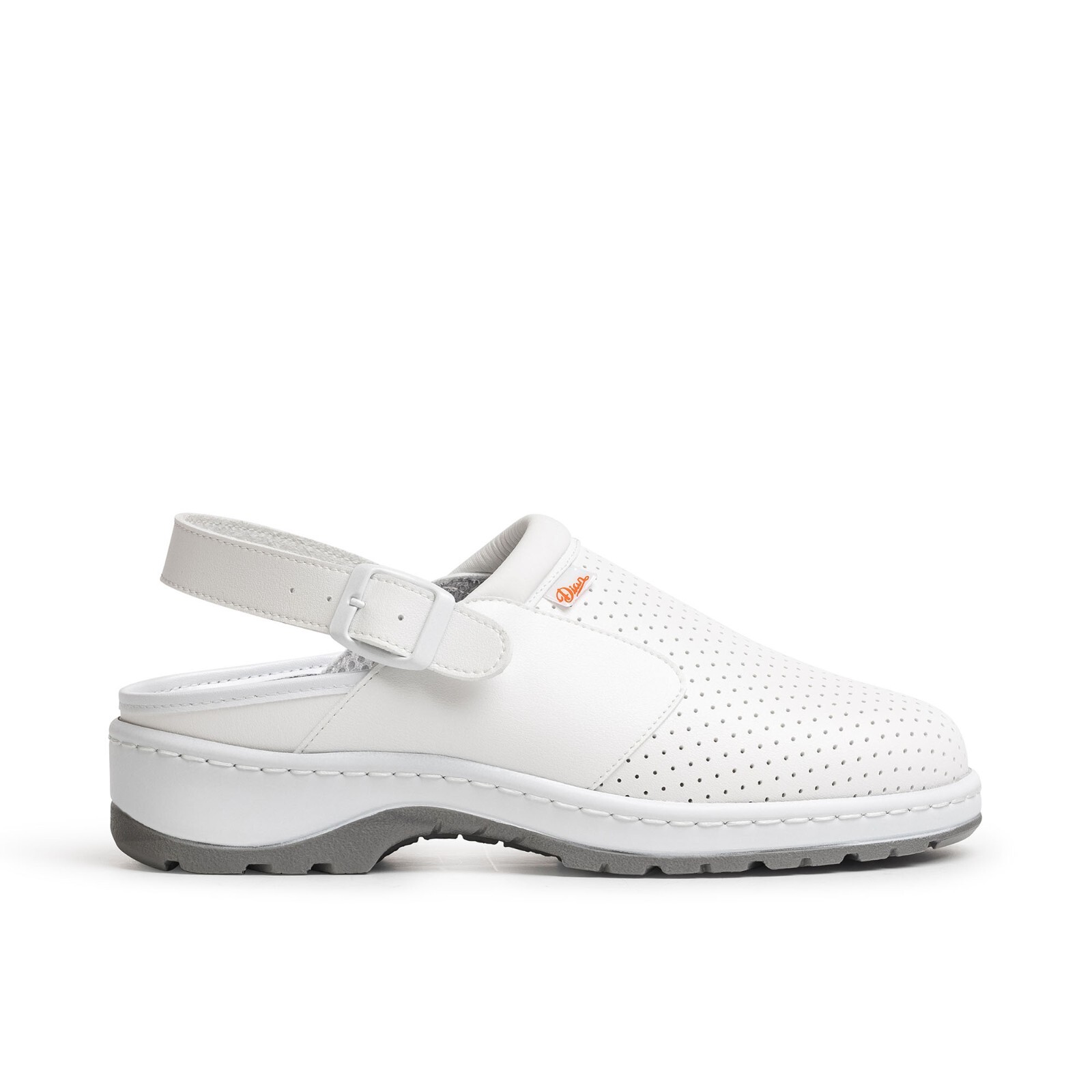 Sabot en cuir blanc taille 46 Dian pour l'hôpital et la cuisine