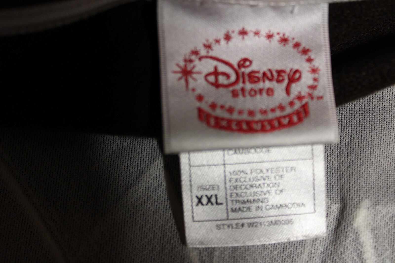 Disney Store White Snow Dwarf Grumpy Patch Zip up… - image 5