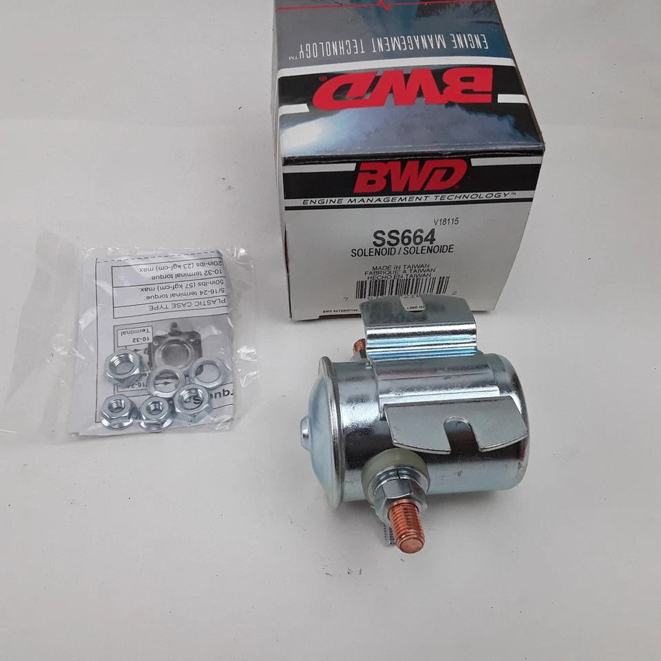 Solenoide de arranque para Ford E-150 2004-2007 F-150 1985-1998 F-250 1985-1992 Foto 3 de 4