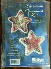 Sulyn Star Christmas Ornament Kit -- Vintage Sequin Bead Craft Kit