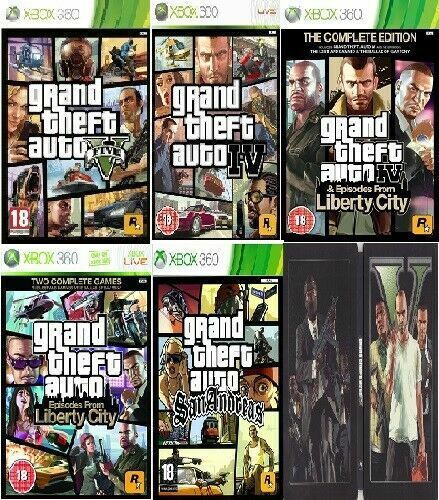 Grand Theft Auto V GTA5 & Liberty City (XBOX 360)