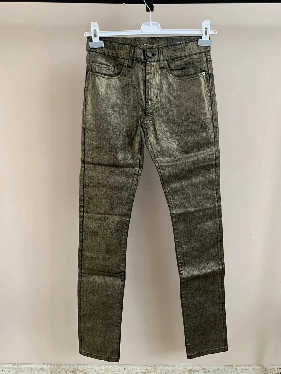Saint Laurent Paris D02 Denim in Gold BNWT 28 eBay