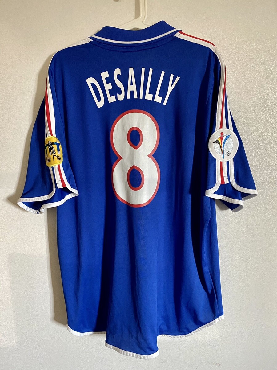 DESAILLY, EURO 2000 FRANCE VS DENMARK MATCH ISSUE UN WORN SHIRT