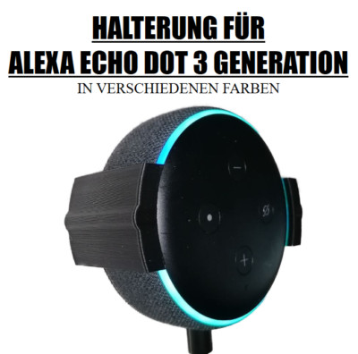 Halterung für Alexa Echo Dot 3. Generation / Decken- und Wandhalterung