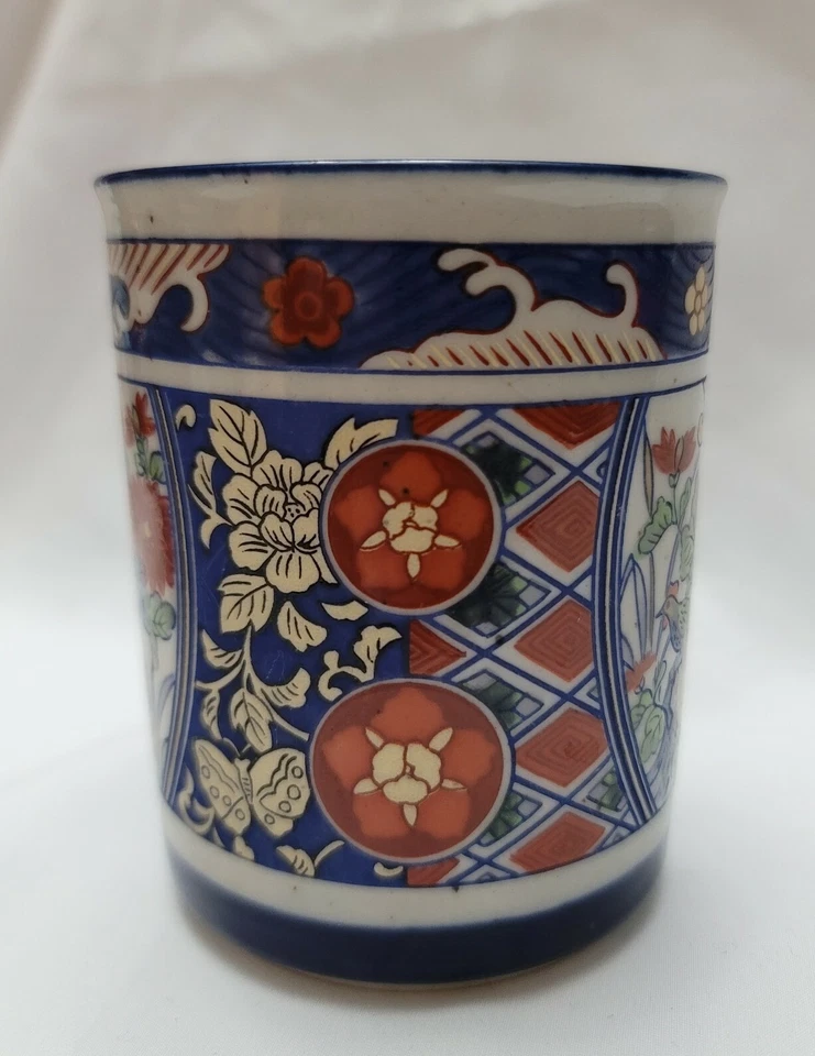 Taza de porcelana taza tradicional asiática china cerámica té juego de 2 azules Foto 3 de 4