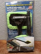 Telebrands Windshield Wonder As Seen On TV Cleaning Tool With Microfiber Pads