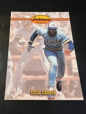 1993 The Ted Williams Card Co. Baseball Card #49 Cecil Cooper (R2)