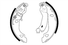 TRUPART BS4477 BRAKE SHOE SET FOR FIAT BRAVA BRAVO PUNTO - SAME DAY DISPATCH