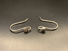 Brand New Genuine Pandora Silver Compose Dangle Posts Hooks CZ Earrings 290677CZ