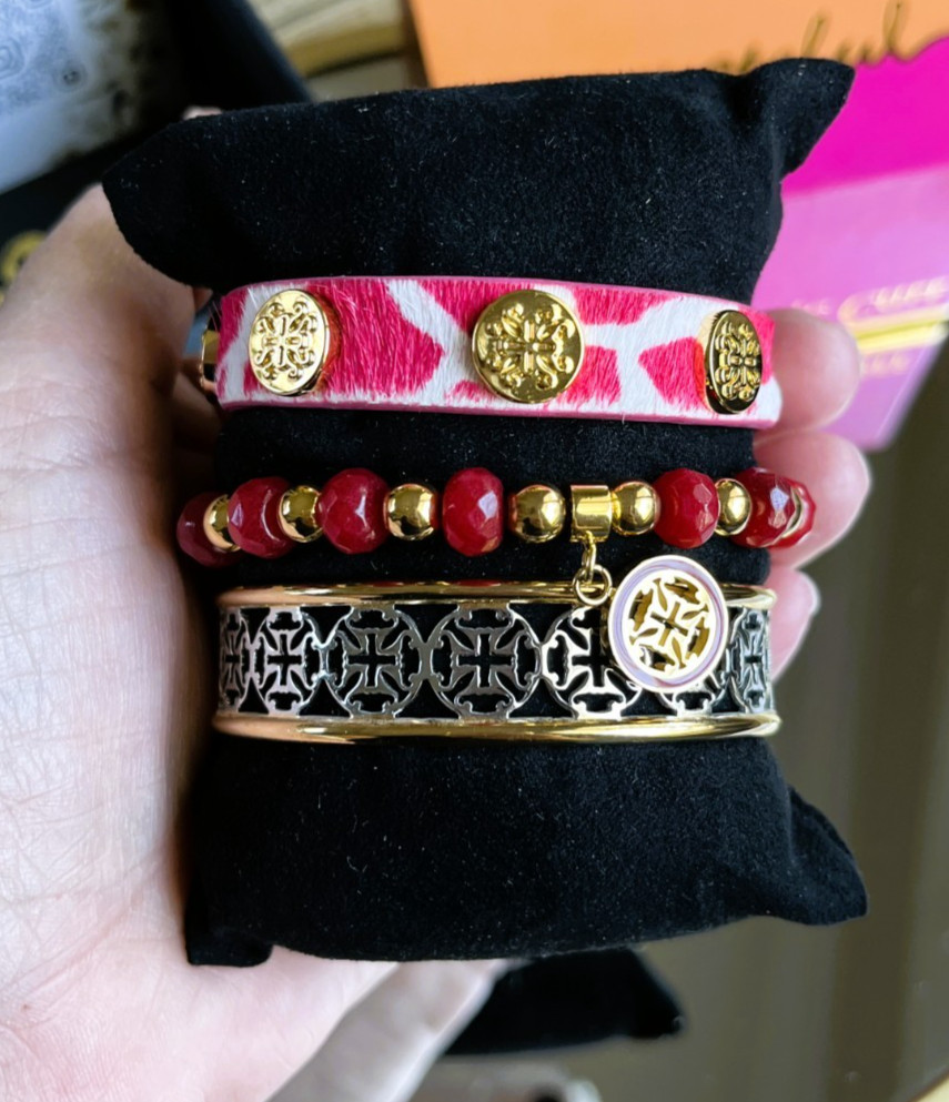 Rustic Cuff Stackable Mixable Bracelet Sets - image 1