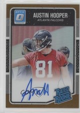 2016 Donruss Optic Rated Rookie Bronze Signatures Austin Hooper #152 Auto 0g4