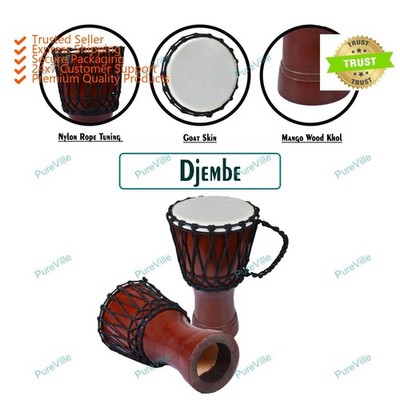 Handgefertigte Afrikanische Djembe Trommel Bongo Holz Gut Sound Musical