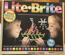 Lite Brite game 2019 box instructions and screen only replacement parts working