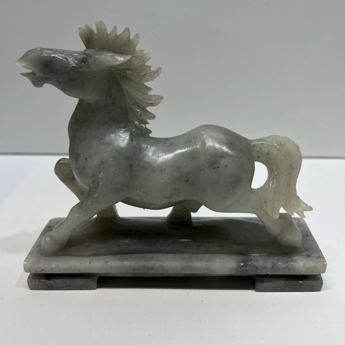 马复古原始玉石古董中国雕塑、雕像| eBay