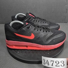 Nike Air Max 1 Shoes Mens Size 8.5 Black Red ...