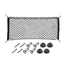 Osilly Car Rear Cargo Net - Double-Layer Adjustable Stretchable 43.3"x15.8"