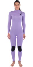 2026 Hurley Womens Air 3/2mm Chest Zip Wetsuit - Lavander
