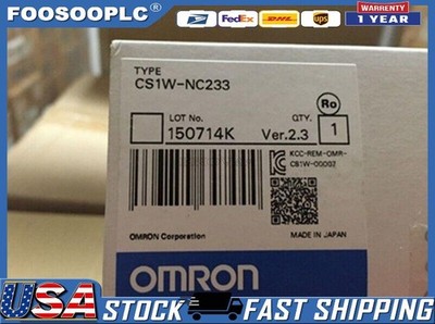 CS1W-NC233 Omron PLC New In Box Factory Sealed Spot Goods US Free TAX
