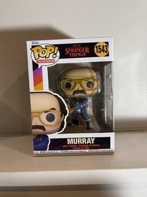 Funko Pop Stranger Things Murray #1543 Netflix Vinyl Figure Free Shipping