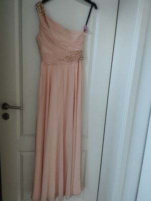 UNIQUE Abendkleid Gr. 34 / XS Ballkleid Festkleid Abschlussball Kleid Abiball