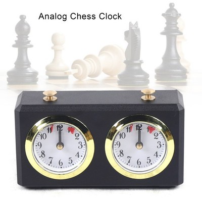 Chess Clock Alarm Chess Timer Mechanical Analog Chess Clock for Board Game Inter