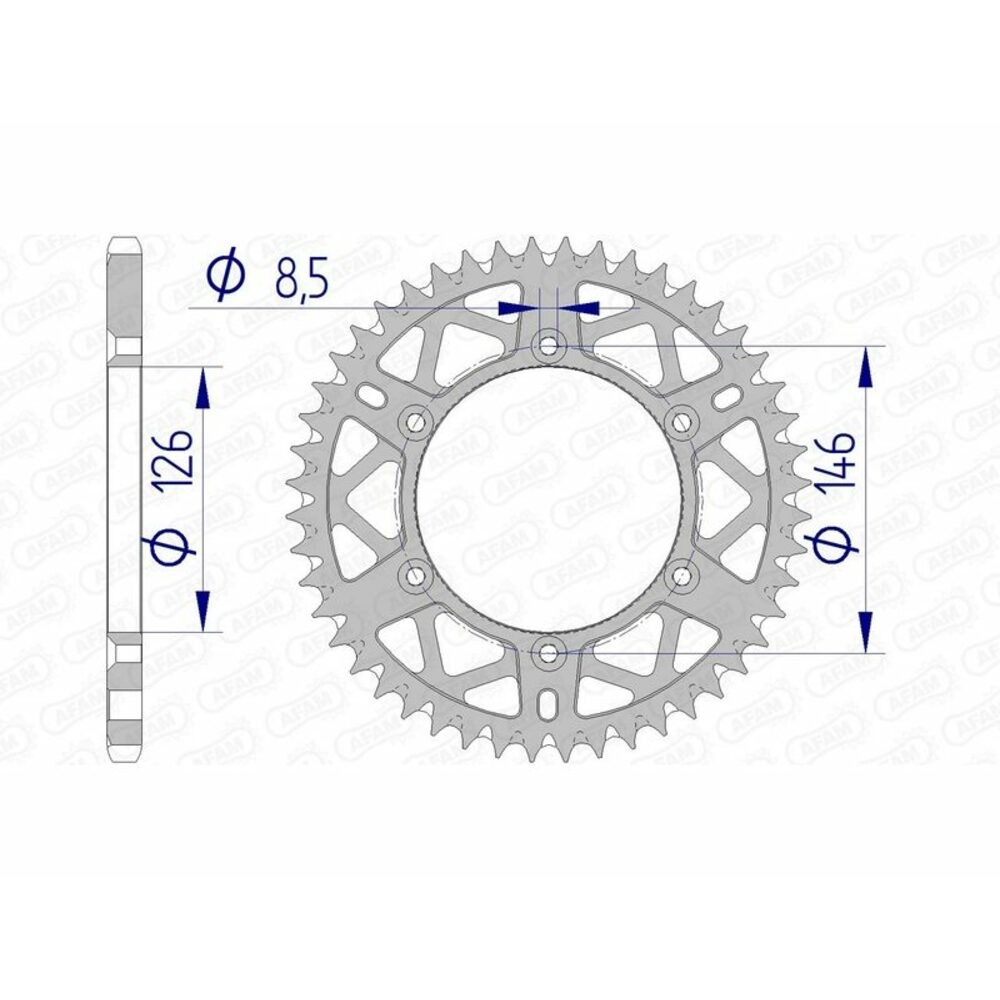 Free Shipping Afam Aluminum Ultra-Light Self-Cleaning 15203-Step 520 For