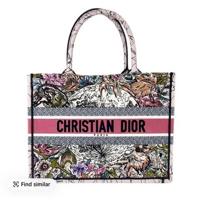 christian dior medium book tote
