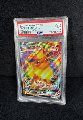 Flareon VMAX graded PSA 9 for sale on eBay