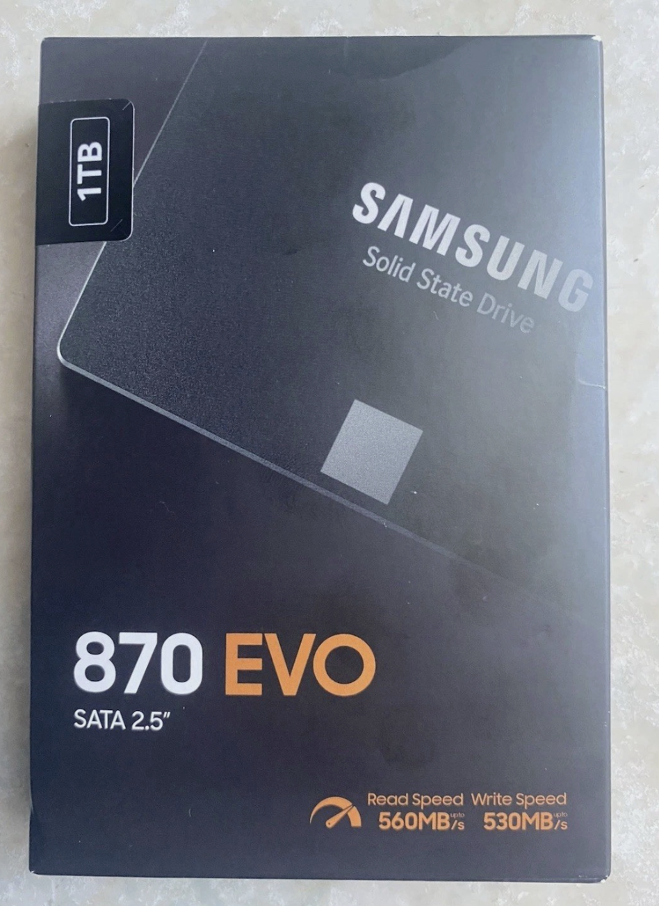 Samsung 870 EVO 1TB 2,5"" SATA III SSD Interno (MZ-77E1T0B/EU)