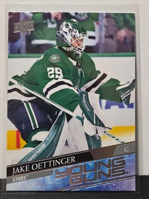 2020-21 Upper Deck Hockey Young Guns SP JAKE OETTINGER RC #246 Stars