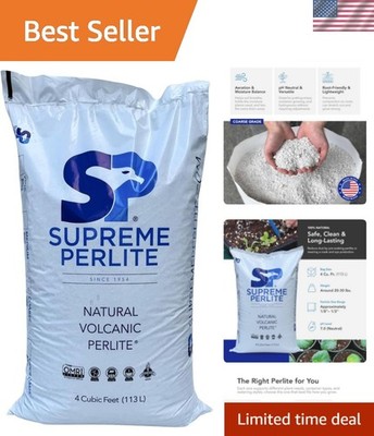 Supreme Coarse Horticultural for Potting Soil, Seed Starting, Propagation, Or...
