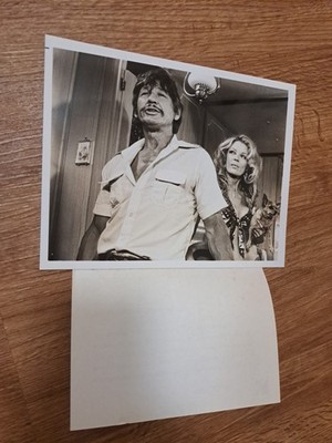 Vintage 1978 Charles Bronson With Sheree North ''Breakout'' NBC Press Photo