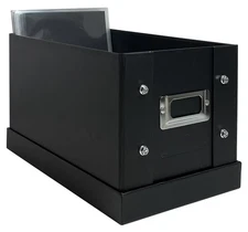 CheckOutStore Black Stamp & Die Craft Storage Pocket Box