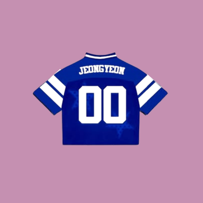 TWICE THIS IS FOR Football Jersey Blue White Once Shirt Kpop