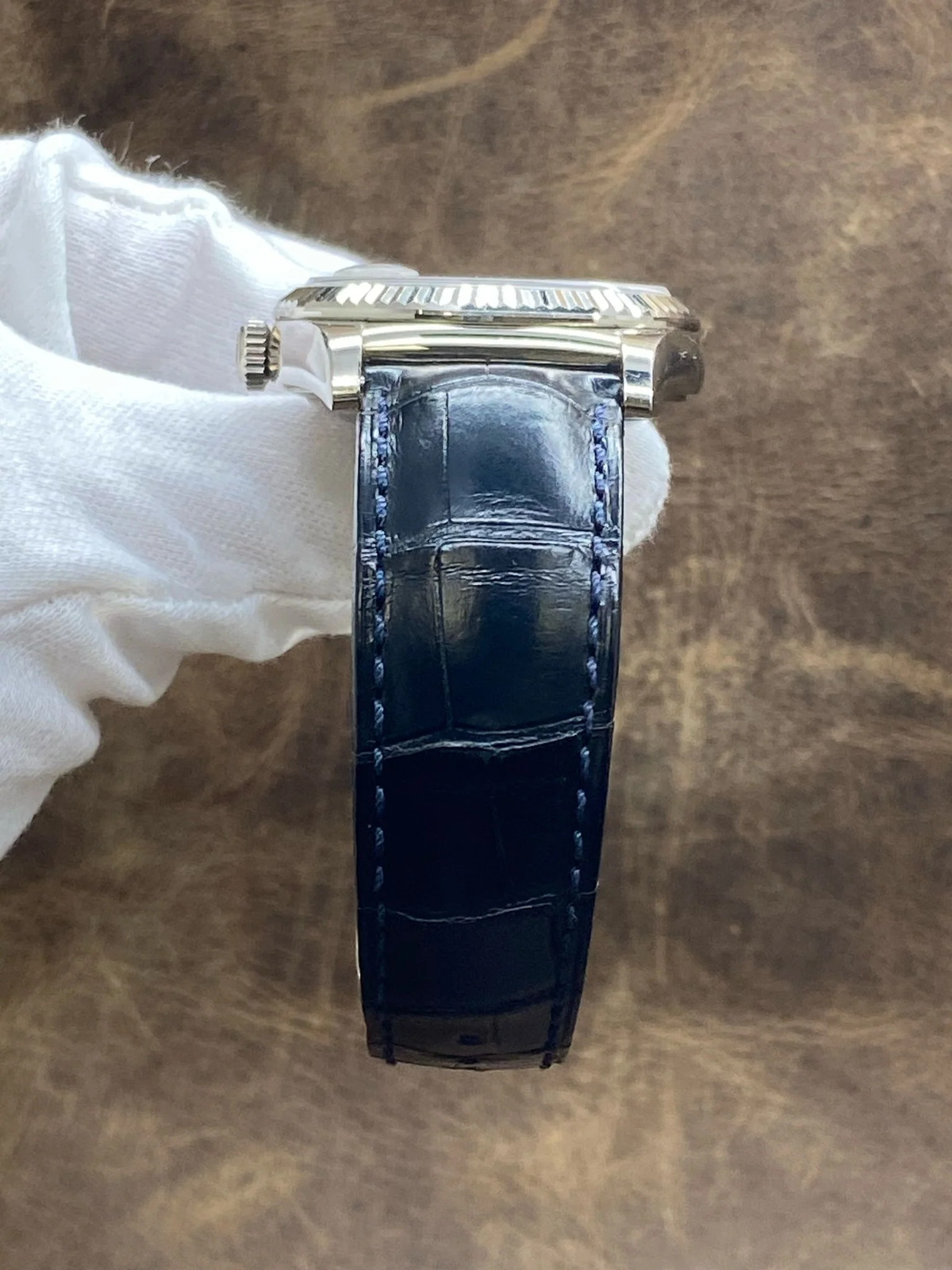 Rolex President Day Date 36mm RARE 118139 Silver Diamond Dial Automatic Men's Wa image 6