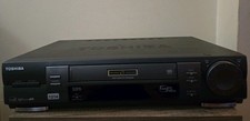 Toshiba W-704 VCR Plus  SQPB Series 6 Head Tested Working No Remote