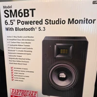 Earthquake Sound SM6BT 6.5in Active 2-Way Studio Monitor Pair BT 130W Black