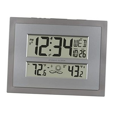  Atomic Wall/Table Clock (512-85937) Weather Station
