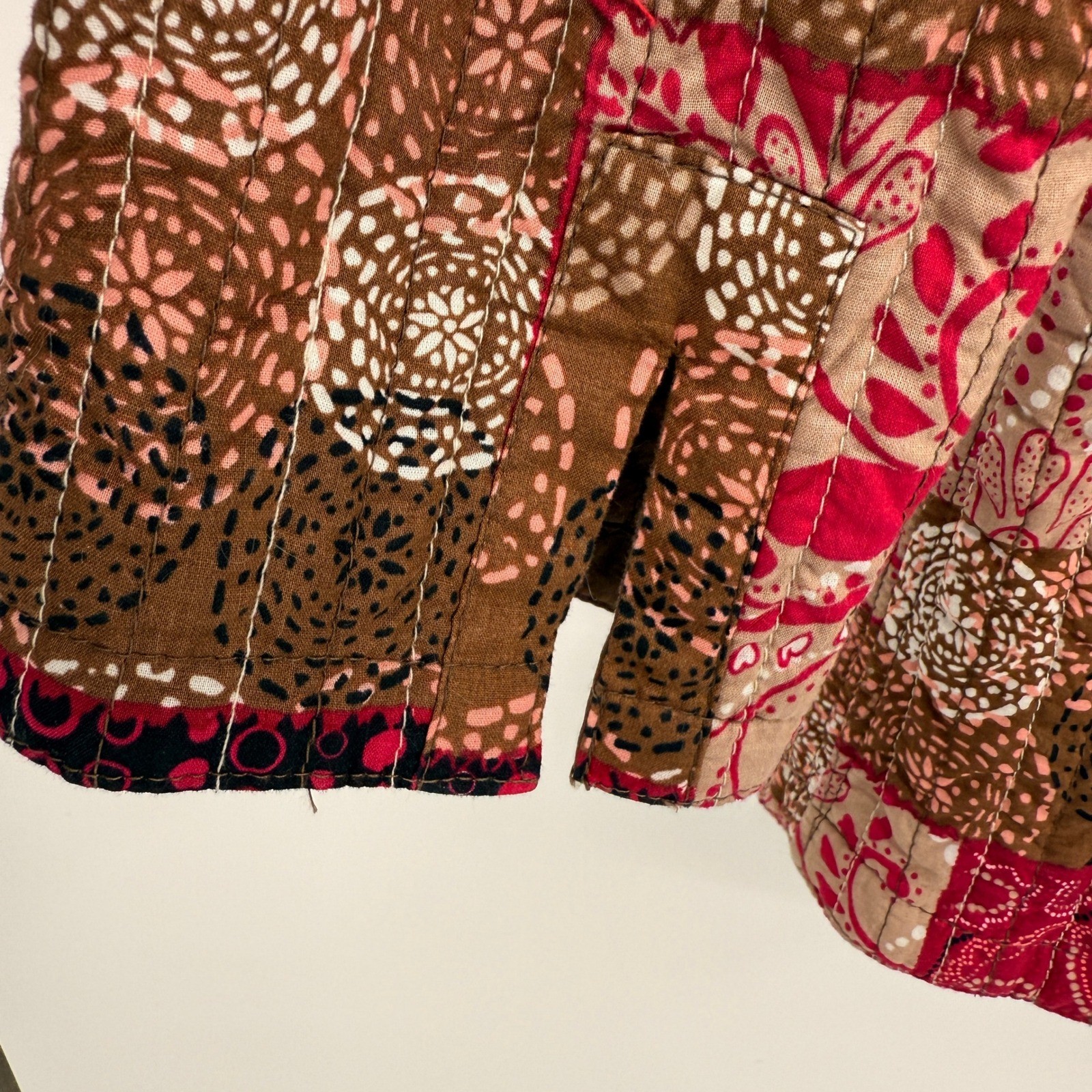 Reversible Handmade Quilted Patchwork Jacket | Bo… - image 5