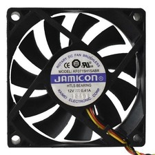 1 PCS JAMICON Fan KF0715H1SABR DC 12V 0.41A 70 70 15mm 3 Pin cooling fan