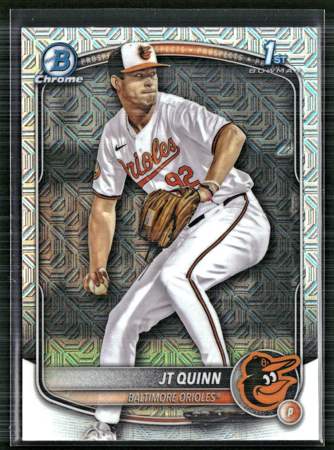 2025 Bowman Draft Chrome JT Quinn #BDC-85 Mojo Refractor