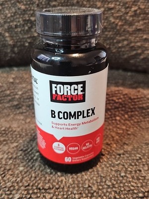 Force Factor Vitamin B Complex, B Vitamin Complex for Energy Support (D6)