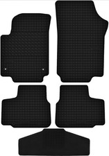 Gummimatten mit Tunnel für Volkswagen Up! Satz Perfekt Passform Schwarz