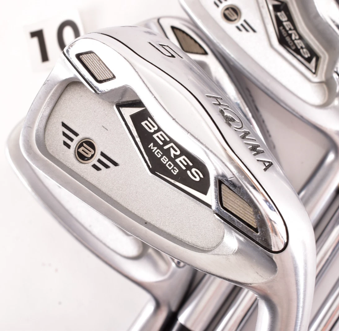 Honma Beres MG803 5-6-7-8-9-10 6 Stück RH Stiff NSPRO 950GH Golfschläger Eise...