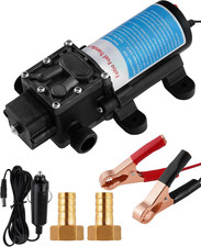 Gasoline Transfer Pump 12V, Electric Fuel Pump for Gas, Diesel, Kerosene, 3.4 GP