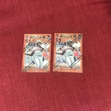 2 Barry Bonds 1996 Topps Finest “Franchises” Cards With/Coating #240  SF Giants 