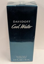 1PC DAVIDOFF COOL WATER EAU DE TOILETTE NATURAL SPRAY 2.5floz NEW IN BOX SEALED