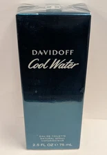 1PC DAVIDOFF COOL WATER EAU DE TOILETTE NATURAL SPRAY 2.5floz NEW IN BOX SEALED