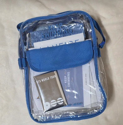 BTS ARIRANG IN BUSAN Official Concert Gift Set KEEP SWIMMING Bag Photocard NEW