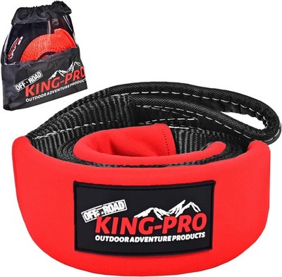 Off Road Tree Protector KING PRO 3x8 Ft Recovery Strap 33000lbs